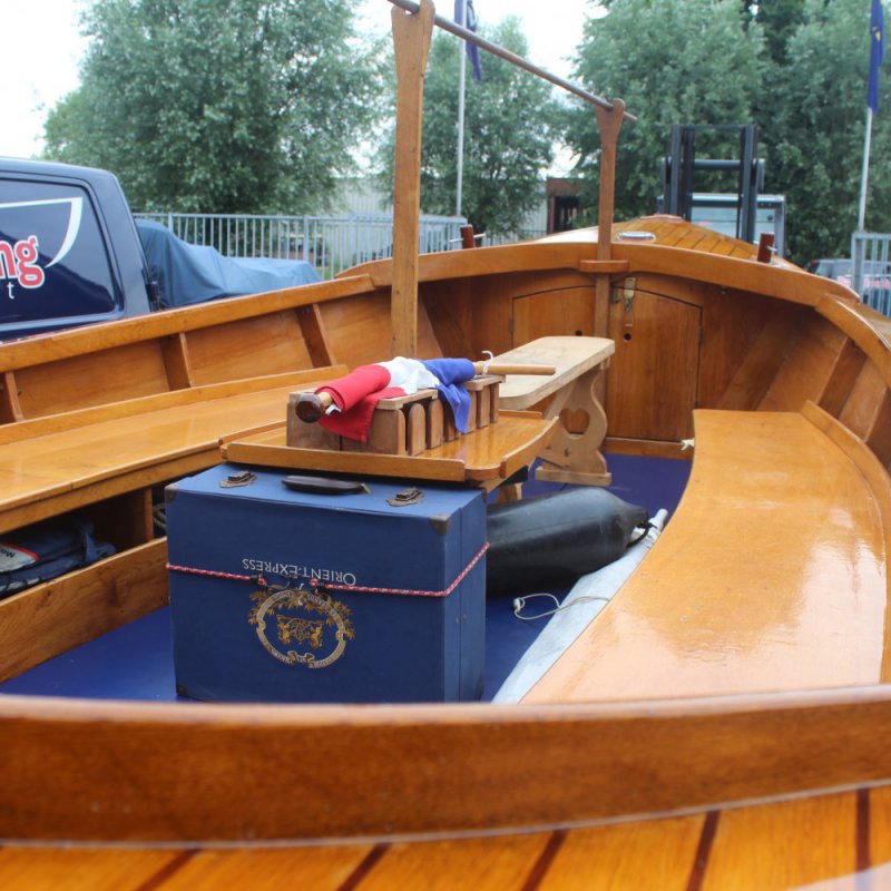 Restauratie houten sloep